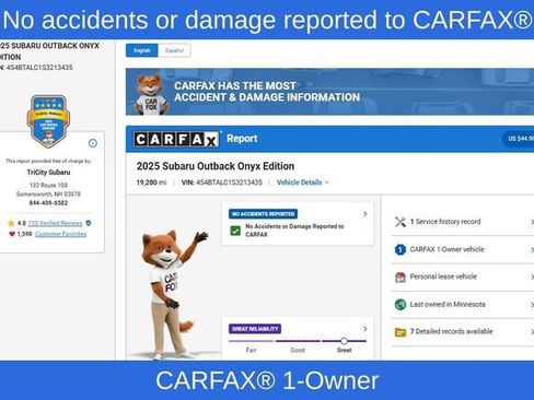 Used 2025 Subaru Outback Onyx Edition image 2