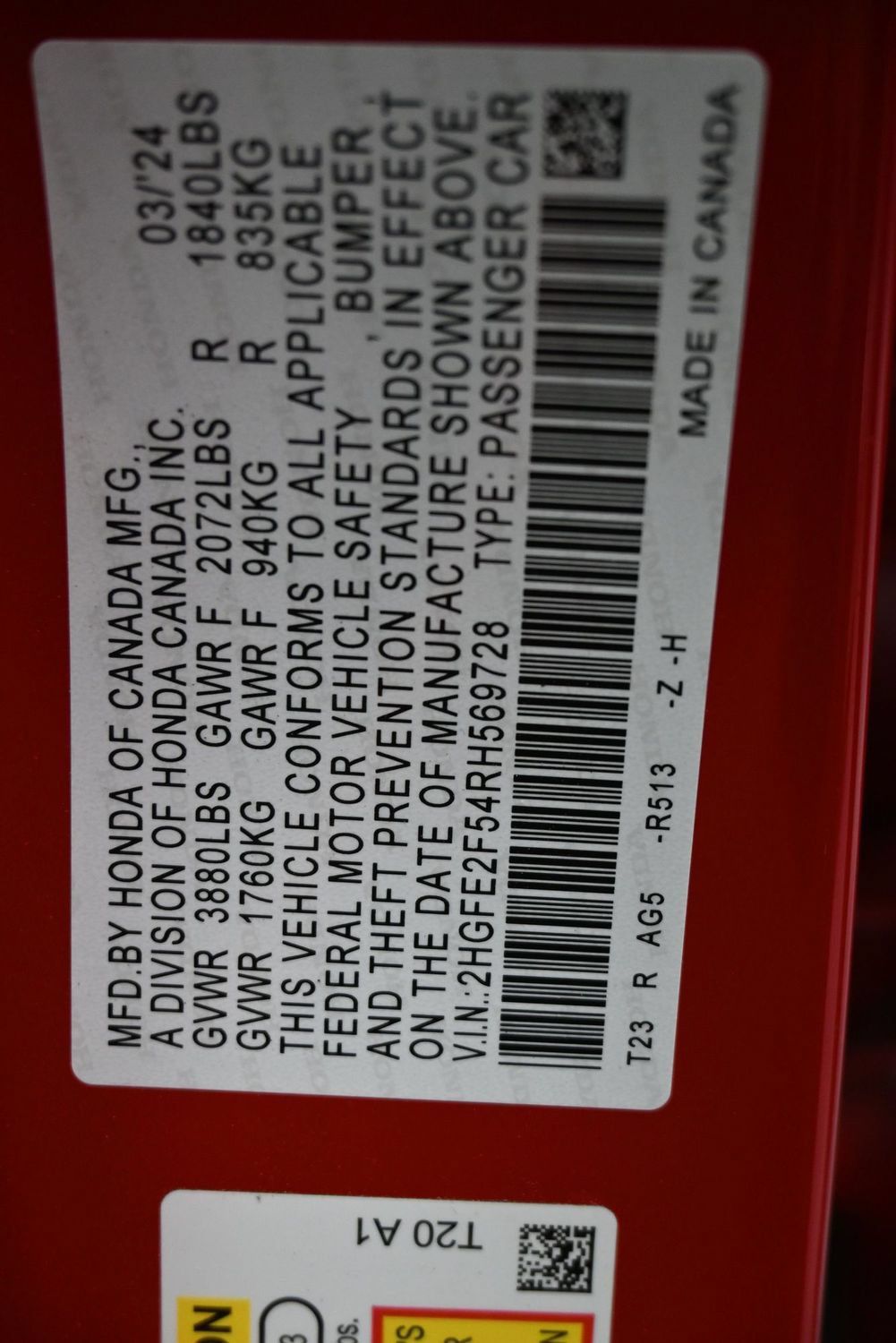 Used 2024 Honda Civic Sport image 21