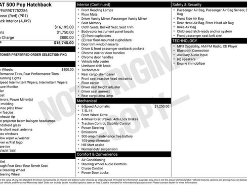 Used 2013 FIAT 500 Pop FWD image 6