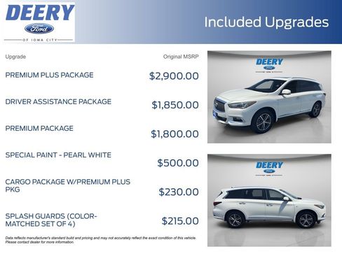 Used 2017 INFINITI QX60 Luxe w/ Premium Plus Package AWD/4WD image 11