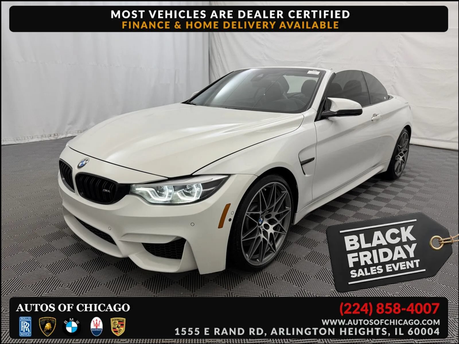 Used 2018 BMW M4 Convertible RWD image 1