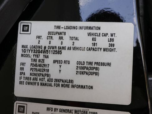Used 1998 Chevrolet Corvette Convertible w/ Memory Pkg RWD image 85