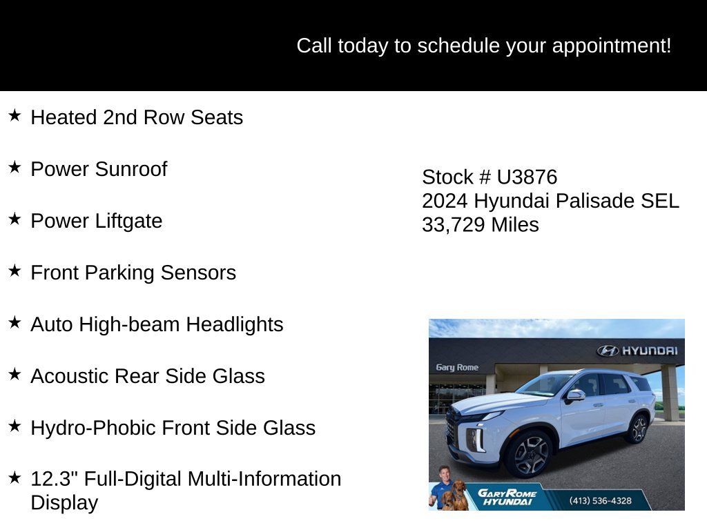 Used 2024 Hyundai Palisade SEL w/ Premium Package AWD/4WD image 12