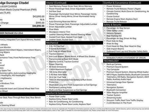 Used 2015 Dodge Durango Citadel AWD/4WD image 3