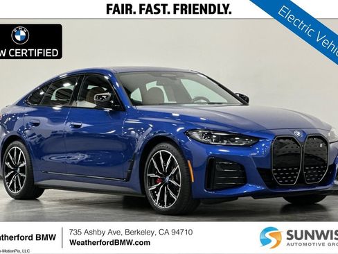 Used 2023 BMW i4 eDrive40 w/ M Sport Package RWD image 1