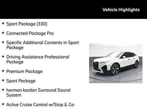 Used 2024 BMW iX xDrive50 w/ Premium Package AWD/4WD image 5