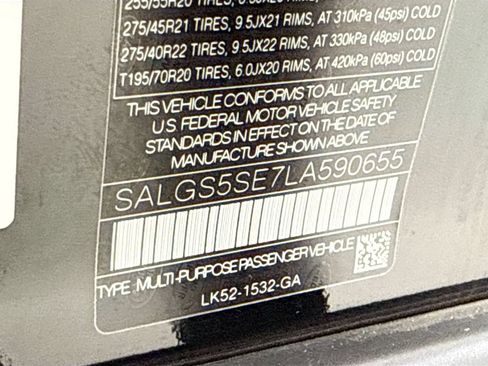 Used 2020 Land Rover Range Rover Long Wheelbase HSE AWD/4WD image 33