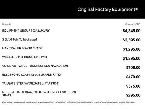 Used 2019 Ford F150 XLT w/ Equipment Group 302A Luxury image 21