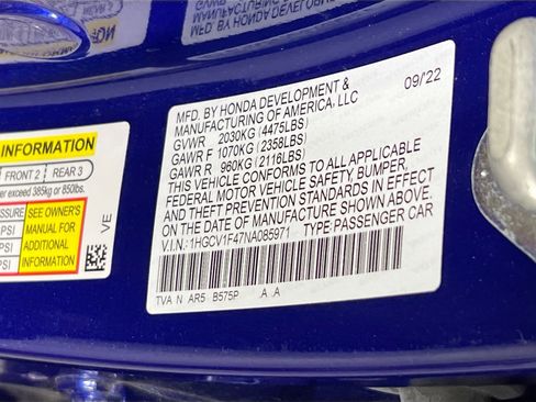 Used 2022 Honda Accord Sport Special Edition image 30