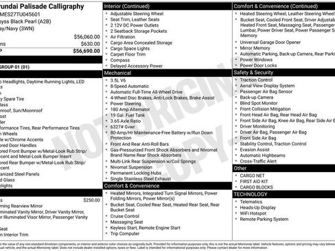 New 2026 Hyundai Palisade Calligraphy image 26