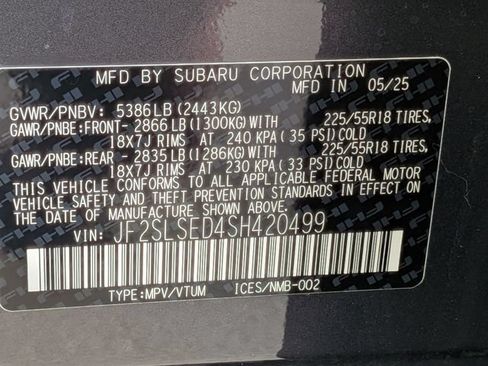 Used 2025 Subaru Forester Premium AWD/4WD image 40