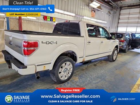 Used 2012 Ford F150 Platinum AWD/4WD image 4