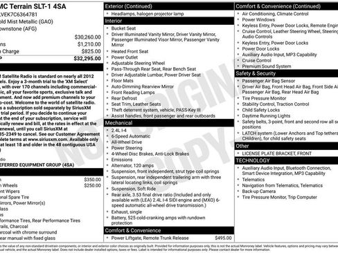 Used 2012 GMC Terrain SLT AWD/4WD image 5