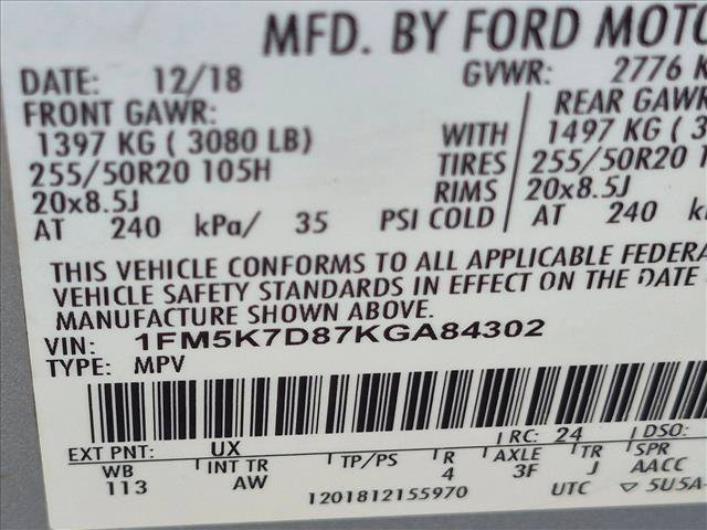 Used 2019 Ford Explorer XLT w/ Equipment Group 202A FWD image 25