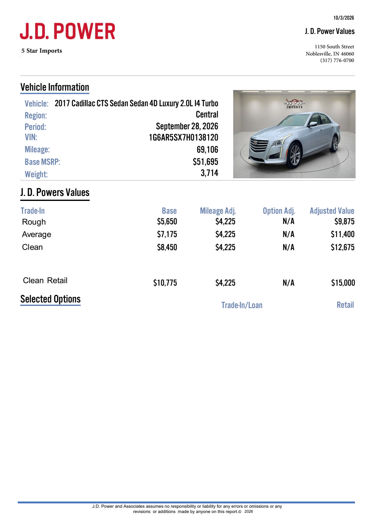 Used 2017 Cadillac CTS Luxury RWD image 21
