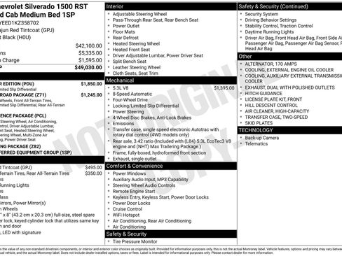 Used 2019 Chevrolet Silverado 1500 RST w/ All-Star Edition image 3