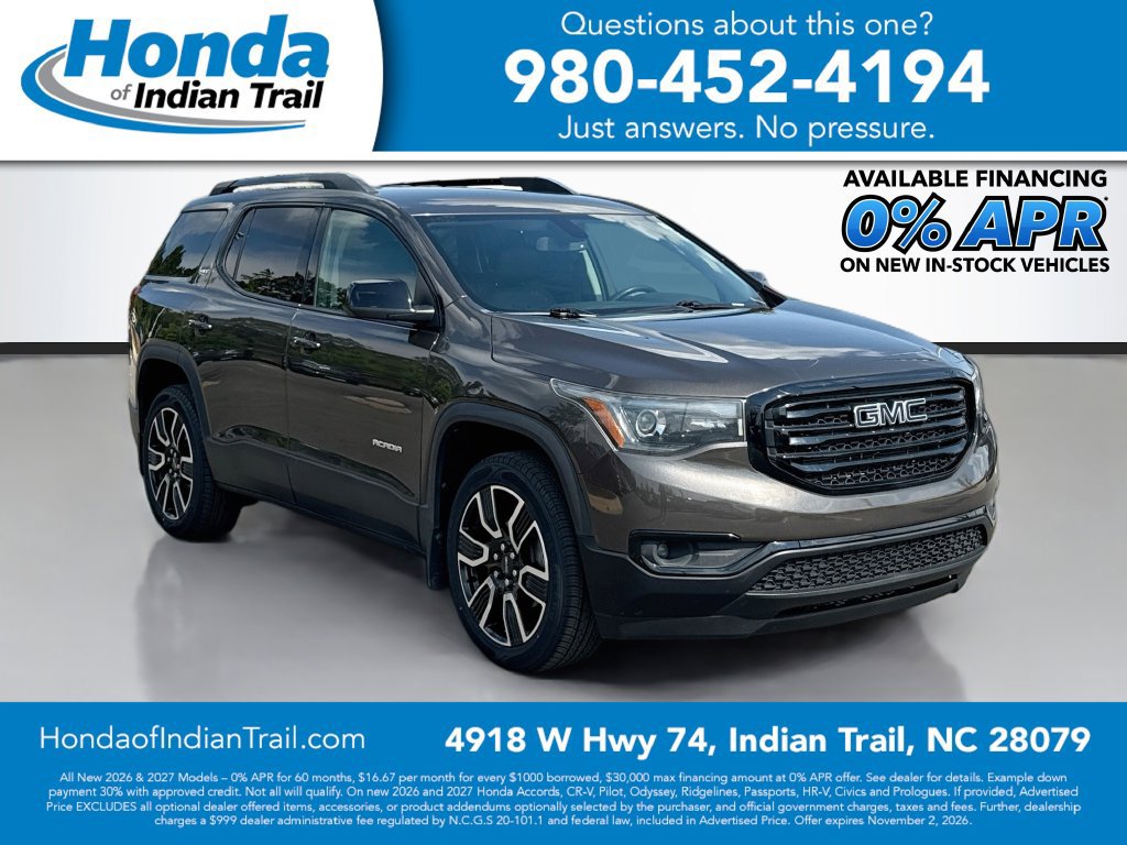Used 2019 GMC Acadia SLT w/ Black Edition FWD 360° Tour