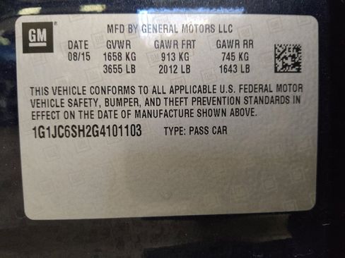 Used 2016 Chevrolet Sonic LT image 33