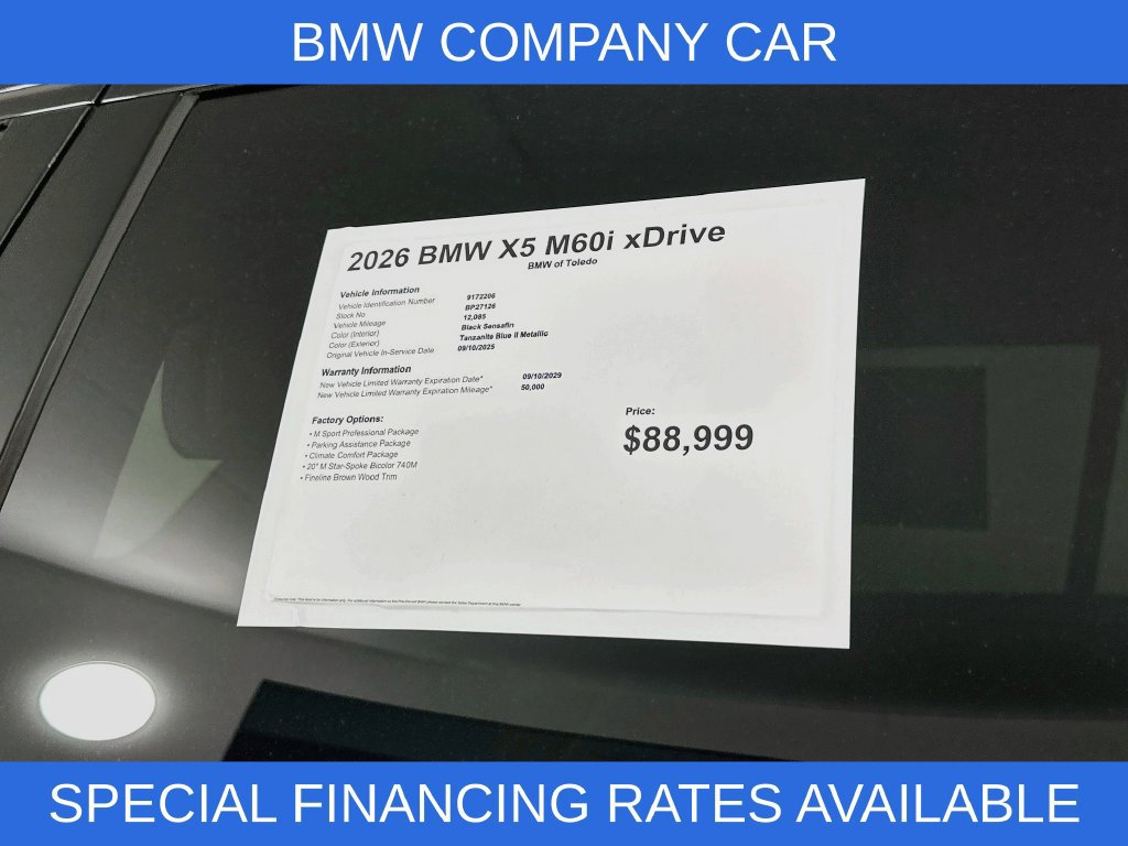 Used 2026 BMW X5 M60i w/ Climate Comfort Package AWD/4WD image 10