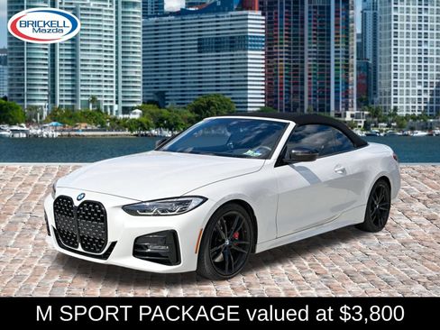 Used 2021 BMW 430i Convertible w/ M Sport Package RWD image 1