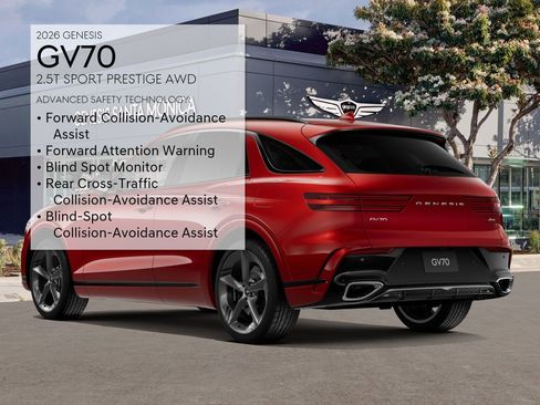 New 2026 Genesis GV70 2.5T Sport Prestige AWD/4WD image 11