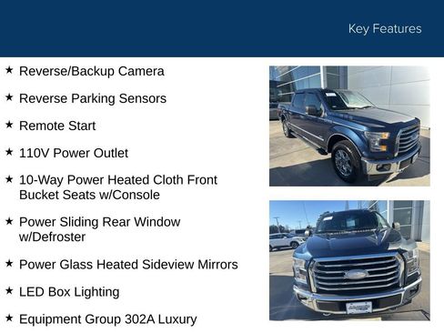Used 2017 Ford F150 XLT w/ Equipment Group 302A Luxury image 35