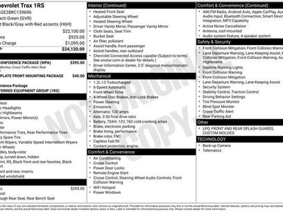 Used 2024 Chevrolet Trax RS w/ Driver Confidence Package