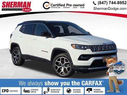 Certified 2025 Jeep Compass Limited AWD/4WD image 1