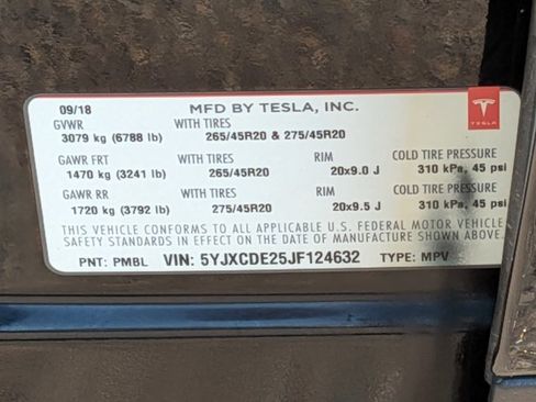 Used 2018 Tesla Model X 100D AWD/4WD image 23