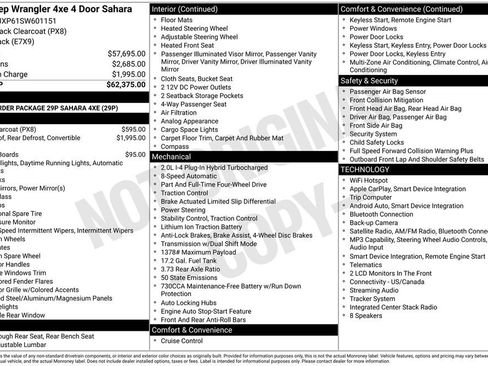 Used 2025 Jeep Wrangler Unlimited Sahara AWD/4WD image 17