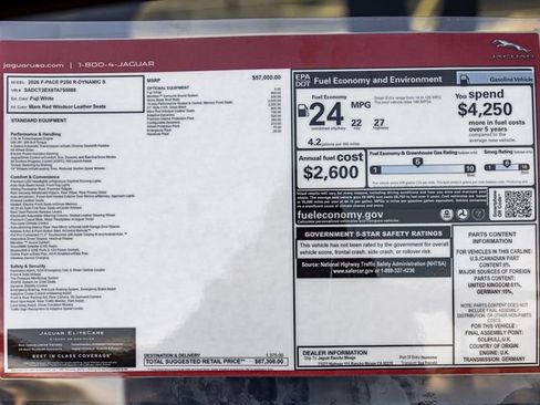 New 2026 Jaguar F-PACE R-Dynamic S image 32