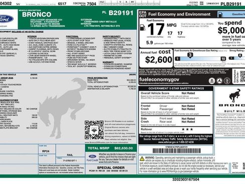 Used 2023 Ford Bronco Wildtrak AWD/4WD image 16