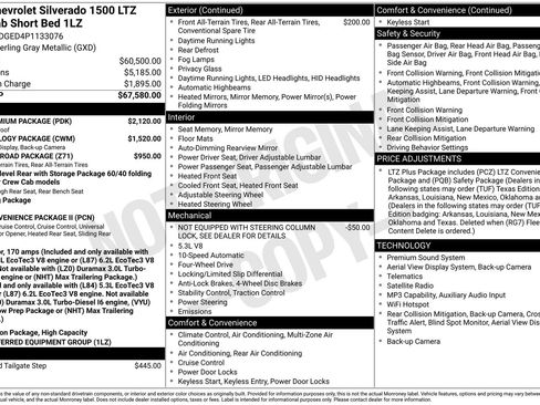 Used 2023 Chevrolet Silverado 1500 LTZ w/ LTZ Premium Package image 34