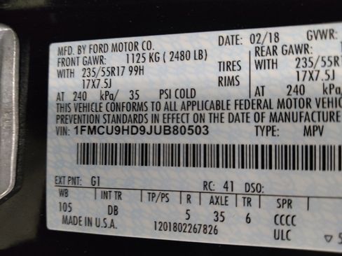 Used 2018 Ford Escape SEL image 33