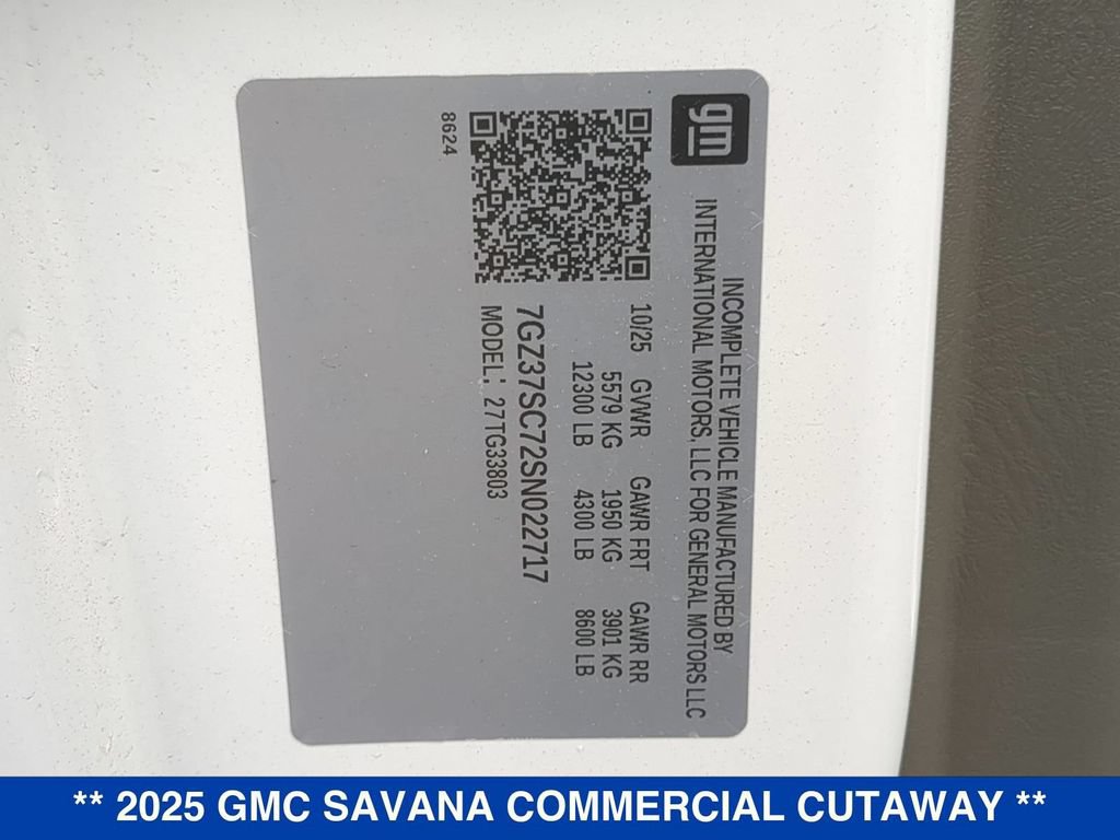 New 2025 GMC Savana 3500 w/ Power Convenience Package RWD image 21