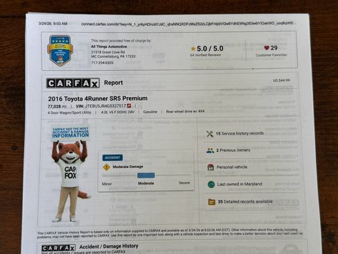 Used 2016 Toyota 4Runner SR5 Premium image 36