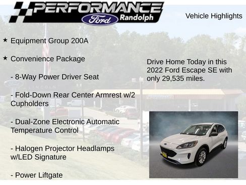 Used 2022 Ford Escape SE w/ Convenience Package AWD/4WD image 9