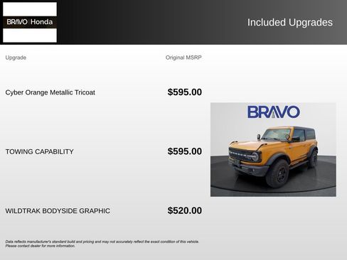 Used 2021 Ford Bronco Wildtrak AWD/4WD image 5
