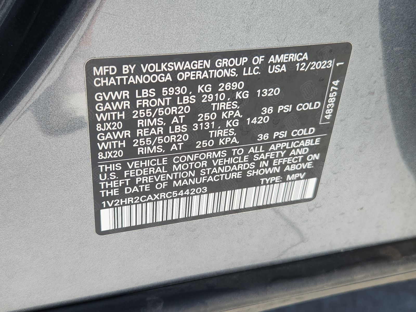 Used 2024 Volkswagen Atlas SE AWD/4WD image 20
