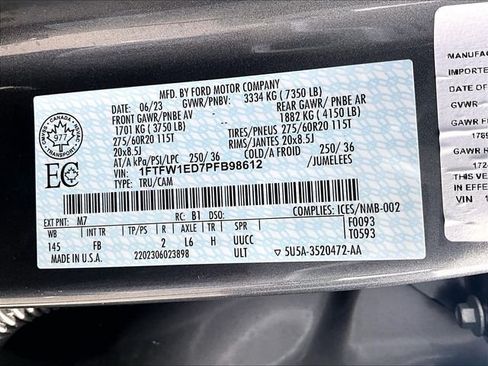 Used 2023 Ford F150 XLT w/ Equipment Group 302A High AWD/4WD image 35