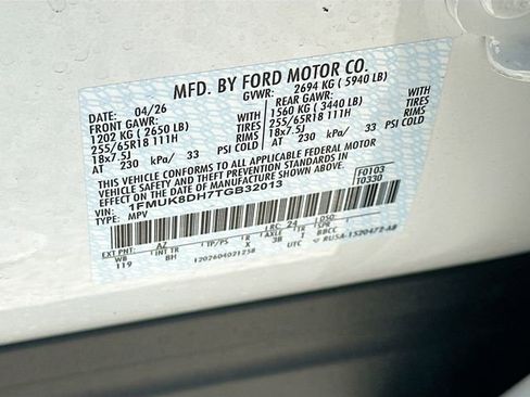 New 2026 Ford Explorer Active AWD/4WD image 20