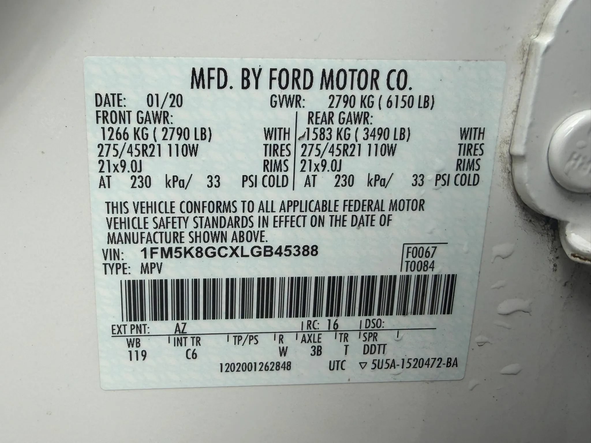 Used 2020 Ford Explorer ST w/ ST Street Pack AWD/4WD image 34