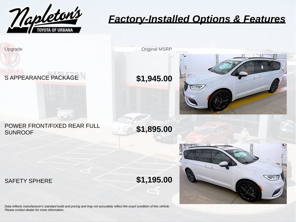 Used 2023 Chrysler Pacifica Touring-L w/ S Appearance Package AWD/4WD image 4