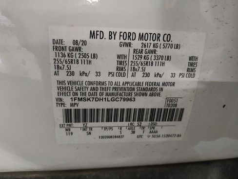 Used 2020 Ford Explorer XLT w/ Equipment Group 202A RWD image 33