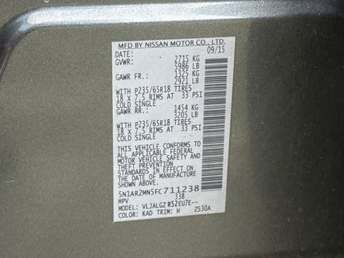 Used 2015 Nissan Pathfinder SL w/ SL Tech Package image 30