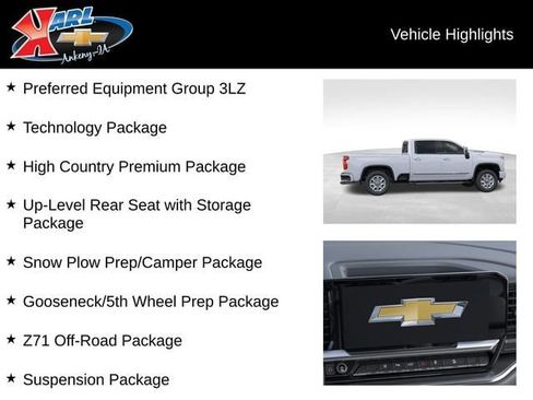 New 2026 Chevrolet Silverado 2500 High Country w/ High Country Premium Package AWD/4WD image 3