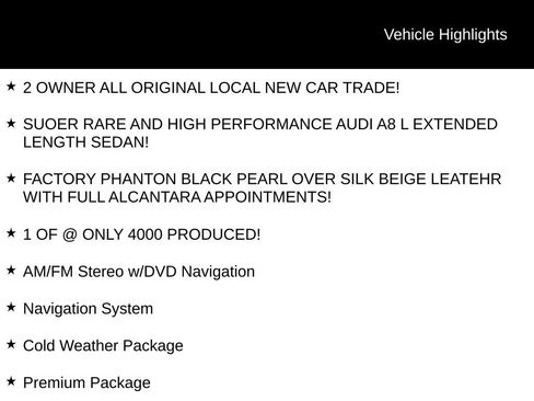 Used 2012 Audi A8 L 4.2 w/ Premium Pkg AWD/4WD image 5