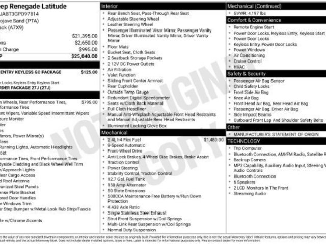 Used 2016 Jeep Renegade Latitude FWD image 33