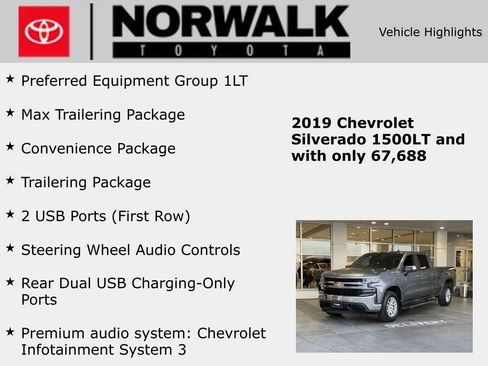 Used 2019 Chevrolet Silverado 1500 LT w/ Convenience Package image 10