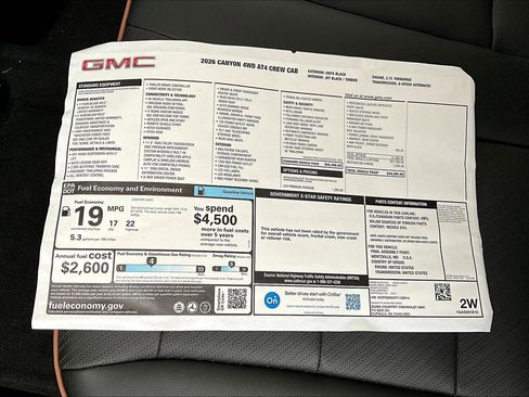 New 2026 GMC Canyon AT4 w/ AT4 Premium Package image 14